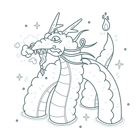 Image result for Dragon Scratch Out Line