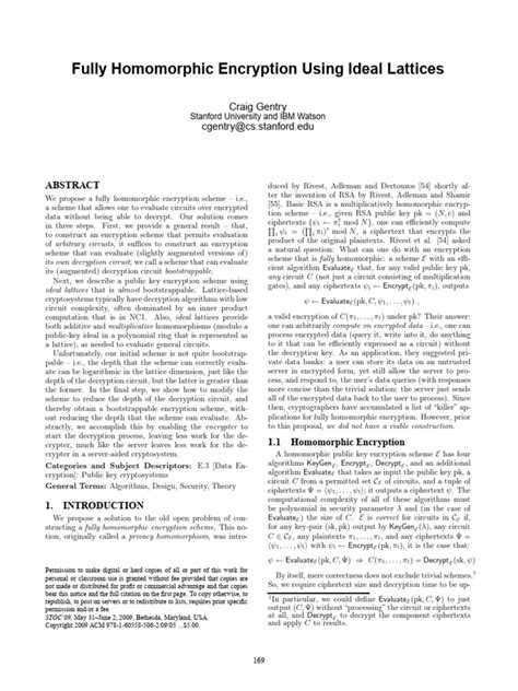 Image result for Craig Gentry Homomorphic Encryption