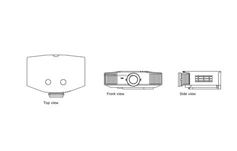 Image result for Projector Side View