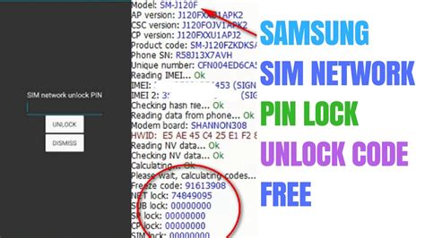 Toradh íomhá ar Samsung Network Unlock Code