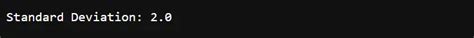 Python Standard Deviation of List に対する画像結果