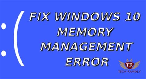 Image result for Memory Management Error