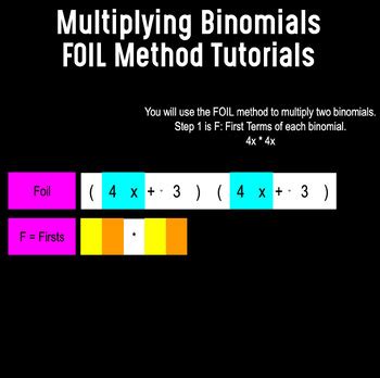 Image result for Multiplying Binomials Foil Method Worksheet