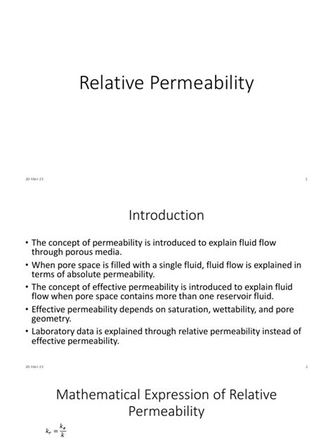 Image result for What Is Relative Permeability