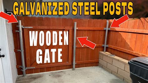 Image result for How to Install a Wooden Gate