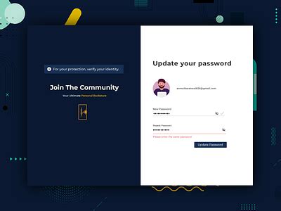 Image result for Update Password Web Design