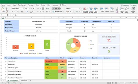 Image result for Issue Tracking Log Template Excel
