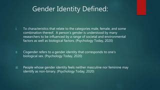 Image result for Definition of Terms Gender Identity