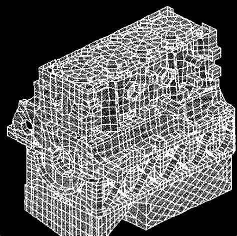 Toradh íomhá ar Structural Fine Element Model of BWB