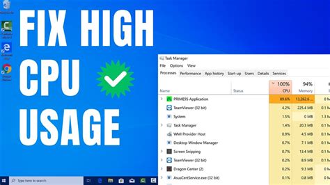 How to Fix High CPU Usage on Windows 10 | How to fix CPU usage 100% ...
