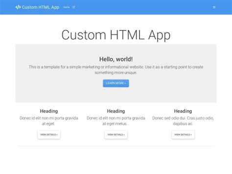 How to Make an App Using HTML に対する画像結果