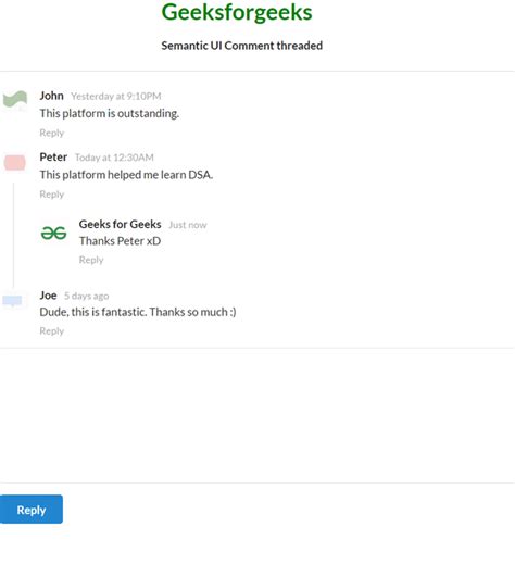 Afbeeldingsresultaten voor UI Reply Comment