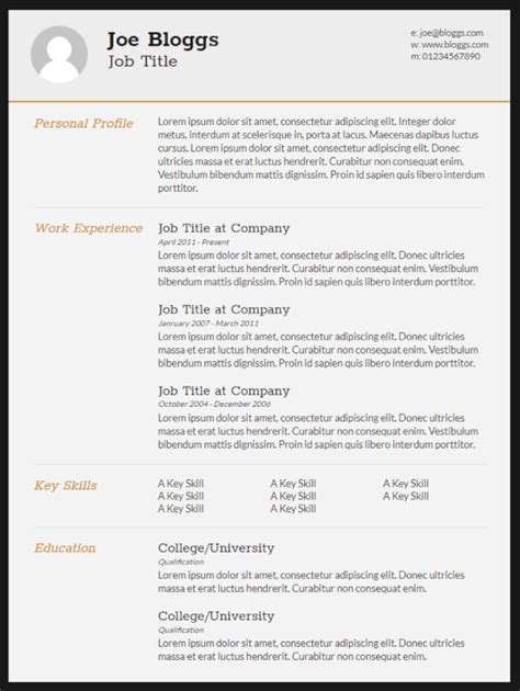 19 Free HTML Resume Templates to Help You Land The Job