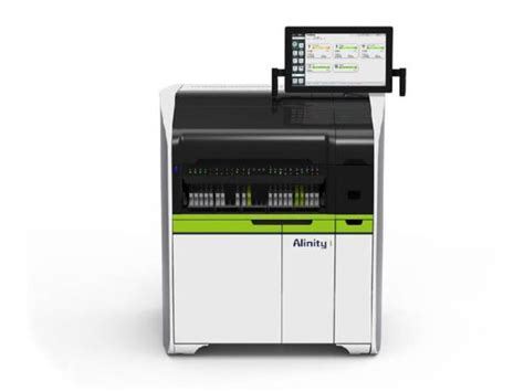 Toradh íomhá ar Abbott Alinity Test Menu