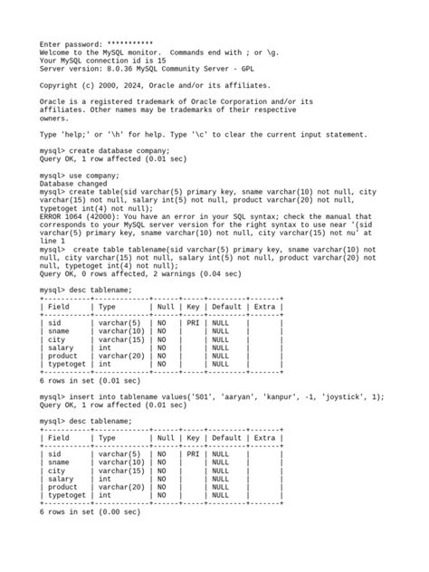 Image result for MySQL Table DBMS