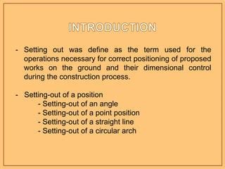 Image result for Setting Out Point