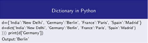 Toradh íomhá ar Dictionary Python Program
