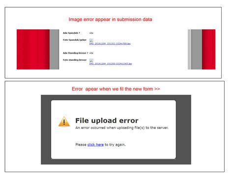Image result for Upload File UI Error