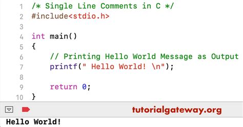 Image result for Single Line Comment in Different Programming Languages