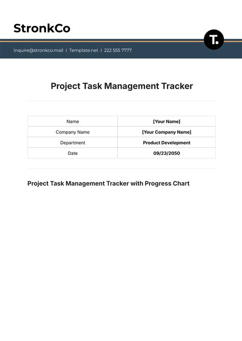 Project Task Tracker に対する画像結果