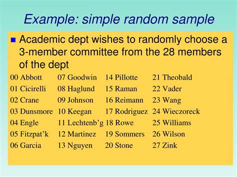 Image result for Simple Random Sample Examples with Respect to Environment
