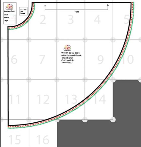 Afbeeldingsresultaten voor Circle Skirt Pattern Tutorial