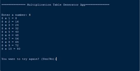 Image result for Python Multiplication Table Code
