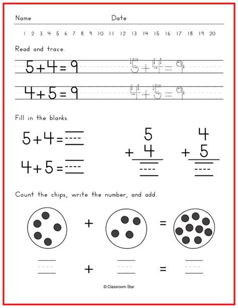 Plus 4 Worksheet માટે ઇમેજ પરિણામ