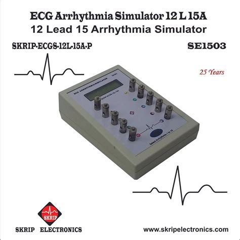 ECG Simulator に対する画像結果