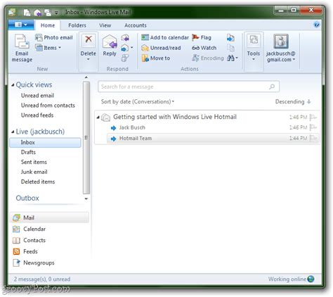 Windows Mail に対する画像結果