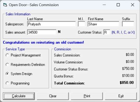Image result for Visual Basic Sales Form