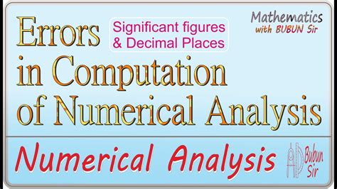 Image result for Relative Error Formula in Numerical Analysis