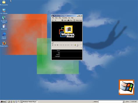 Toradh íomhá ar Windows Media Player 6