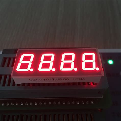 Image result for Common Anode 4 Digit 7-Segment Red LED Display