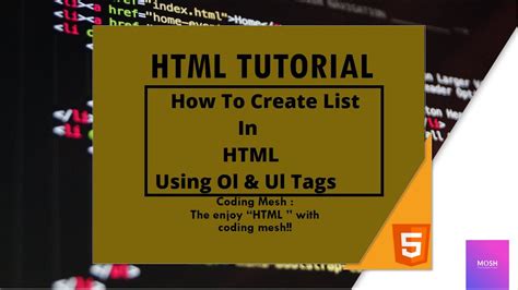 Résultat d’images pour UL Tag in HTML Full Form