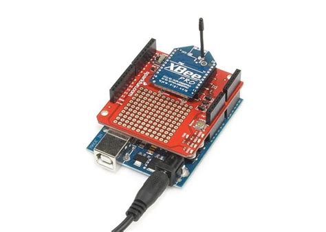 Afbeeldingsresultaten voor SparkFun Arduino XBee Shield