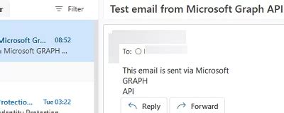 Microsoft Graph API Search User Messages に対する画像結果