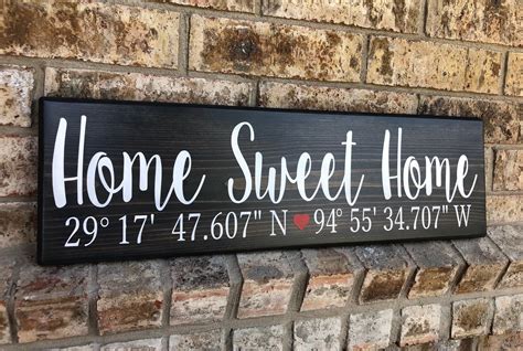 Our First Home Coordinates Sign に対する画像結果