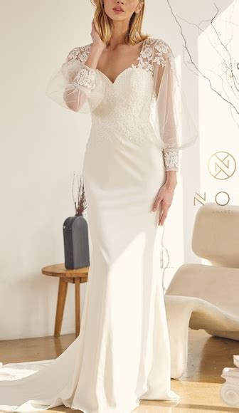 Image result for White Long Sleeve Sheath Dress