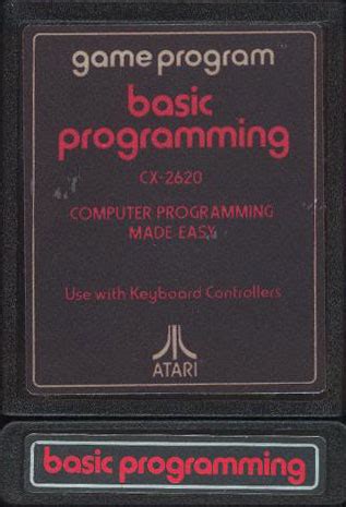Toradh íomhá ar Atari Basic Programming Overlays