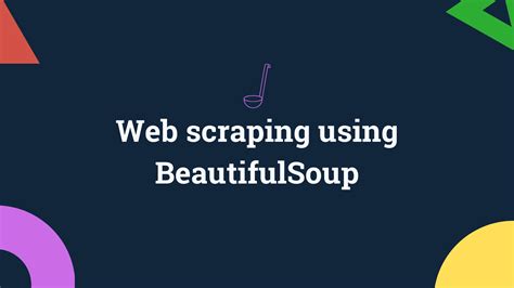 Image result for Dynamic Web Scraping Python BeautifulSoup