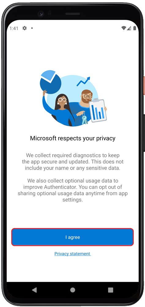 Image result for Microsoft Authenticator App Android Layout