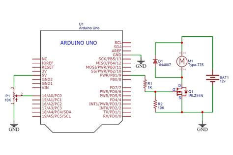 Image result for Arduino DC Motor Speed Control with Potentiometer