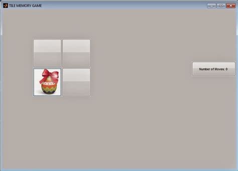 Python PyQt Memory Tile Game に対する画像結果