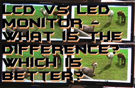Image result for LCD vs LED Monitor Which Is Better