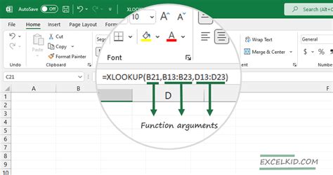 Function Argument Dialog Box in Excel に対する画像結果