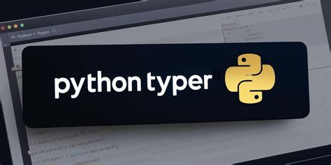Afbeeldingsresultaten voor Python Typer