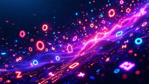 Toradh íomhá ar Neon Code Symbol