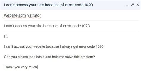 Image result for Avoiding Error 1020