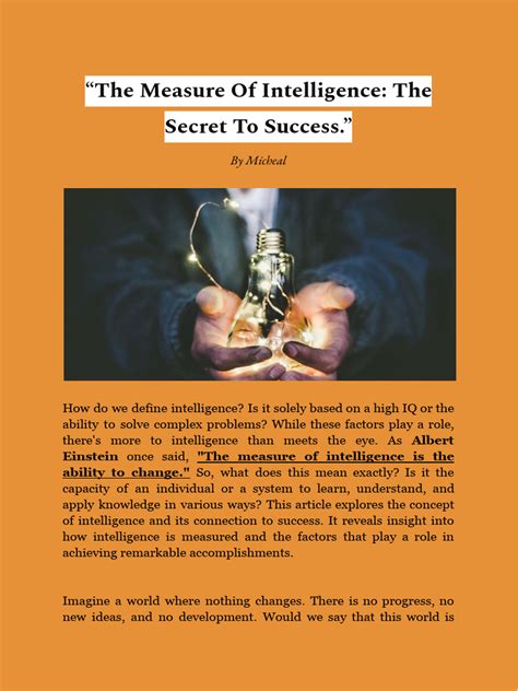 How to Measure Intelligence に対する画像結果